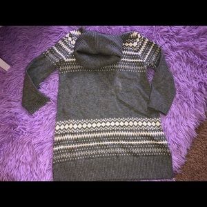 Turtle Neck Sweater Dress